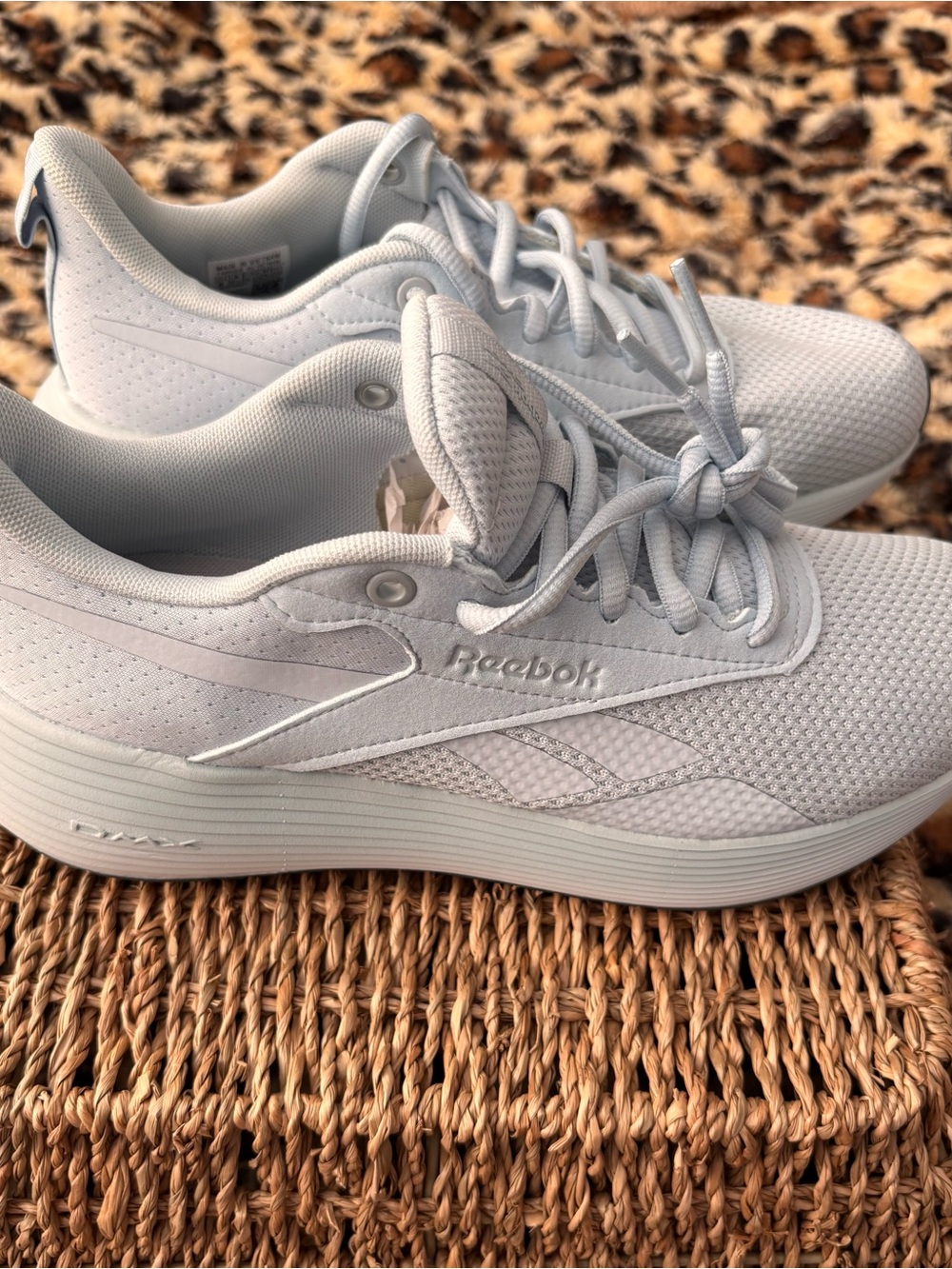 Reebok Light Blue MemoryTech Cushioned Sneakers